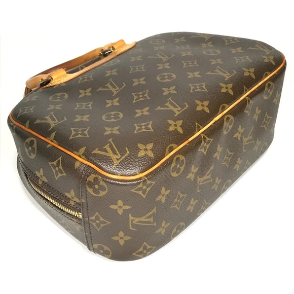 LOUIS VUITTON LV Logo Trouville Hand Bag Monogram Leather Brown - Picture 7 of 16